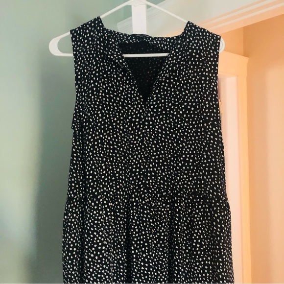 Saint+Sofia GREENWICH DRESS - BLACK SPOT TENCEL size 6 maxi - Picture 9 of 12
